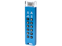 Флешка с шифрованием и паролем DataLock PRO4 Blue 1Tb USB 3.2