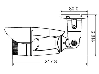 Уличная камера видеонаблюдения MDC-6220F-42_size